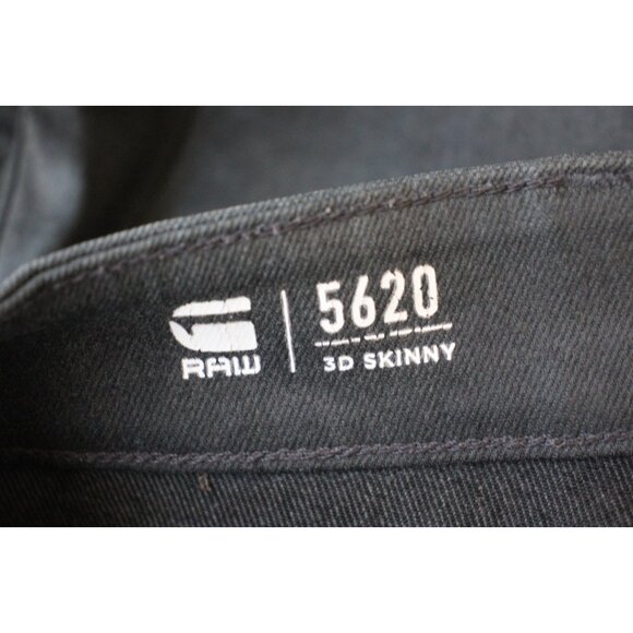 G-Star Raw Mens 33 x 34 5620 3D Coated Skinny Jeans M1060 - Picture 5 of 8